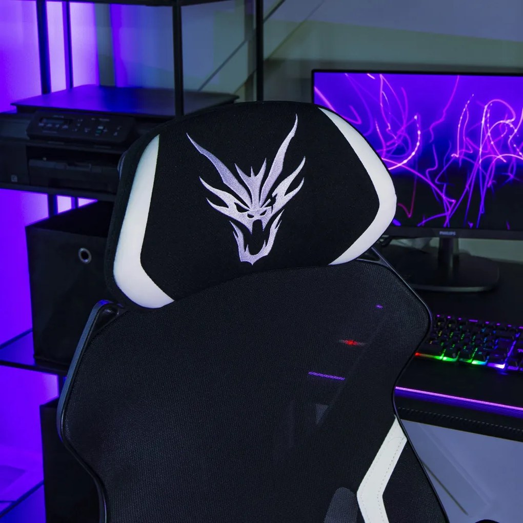 Irodai Forgószék Fekete/Fehér Színben. MAXIMO