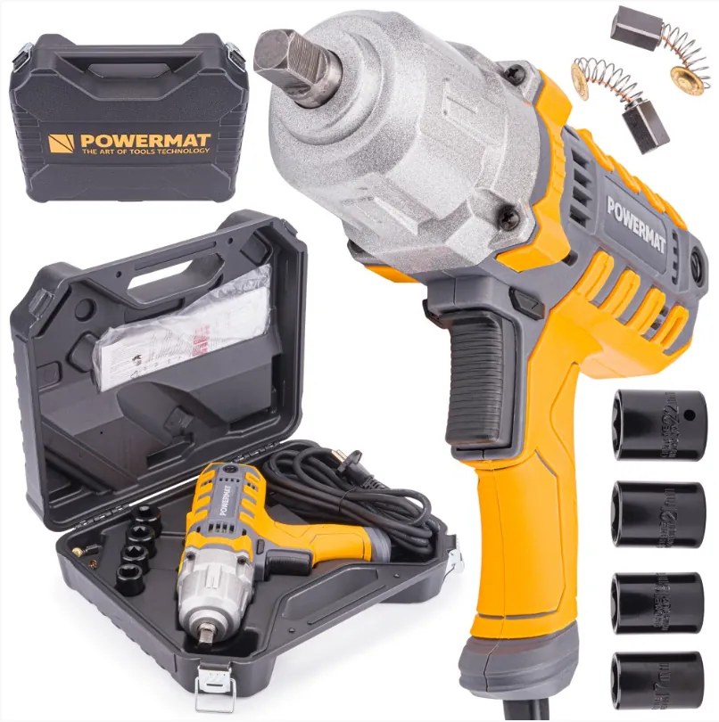 Elektromos ütvecsavarozó 1/2" 800Nm 2100 W PM-EKU-2100M
