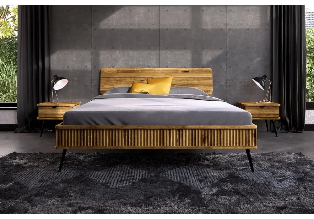 Tölgyfa franciaágy 180x200 cm Kula 1 - The Beds