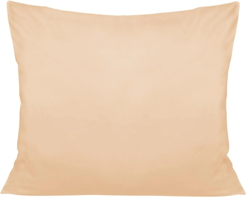 Szatén párnahuzat 50x60 bézs világos egyszínű