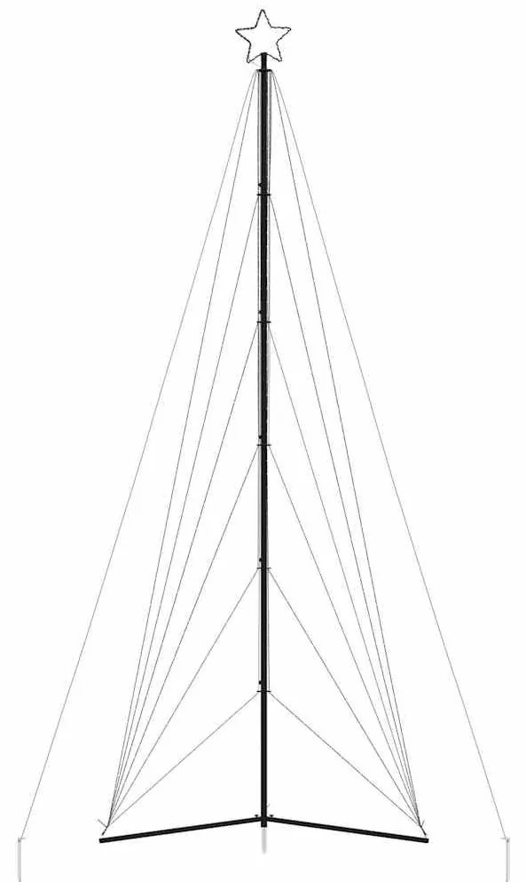 kék LED karácsonyfa 861 LED 478 cm