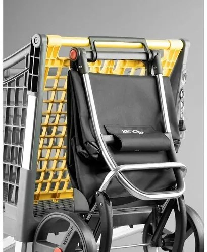 Rolser I-Max Sahara 2 Logic RSG bevásárlótáskakerekeken, kék színben