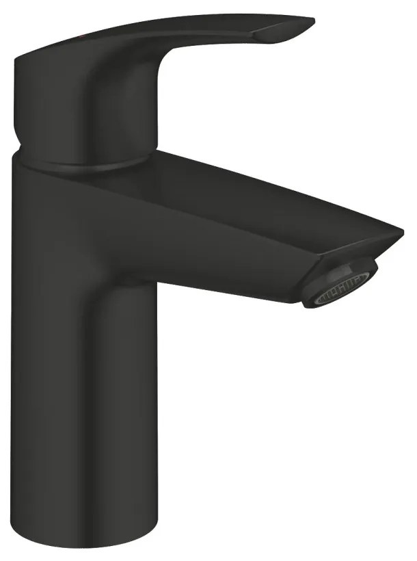 GROHE Eurosmart S mosdó csaptelep, egykaros, leeresztőszelep nélkül, matt fekete