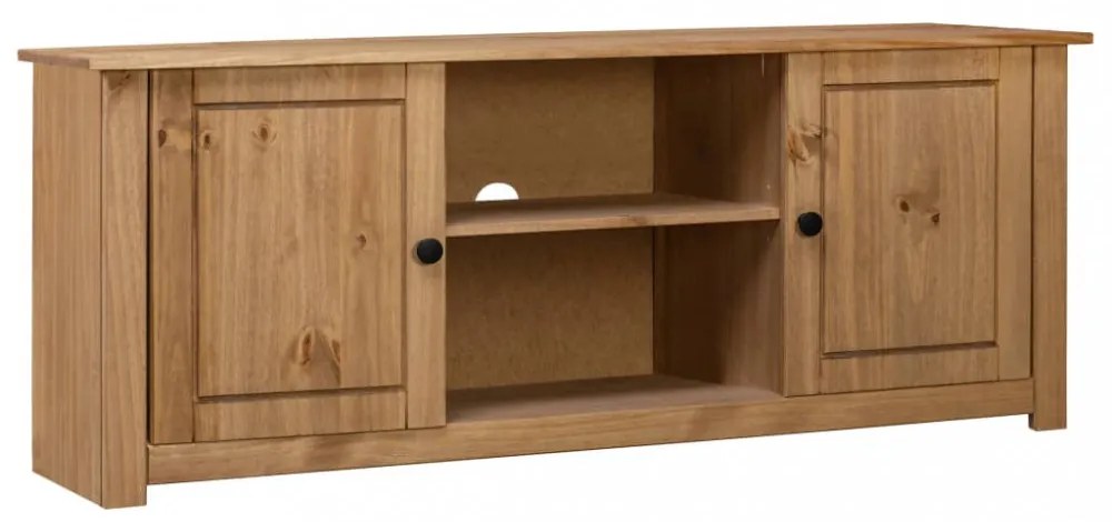 tömör fenyőfa Panama TV szekrény 120 x 40 x 50 cm