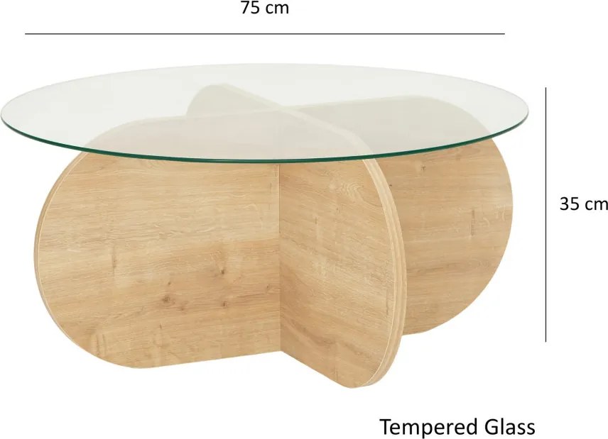 Bubble - Sapphire Oak