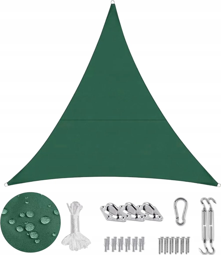 Napvitorla Zöld Prémium 300 X 300 X 300 3x3x3