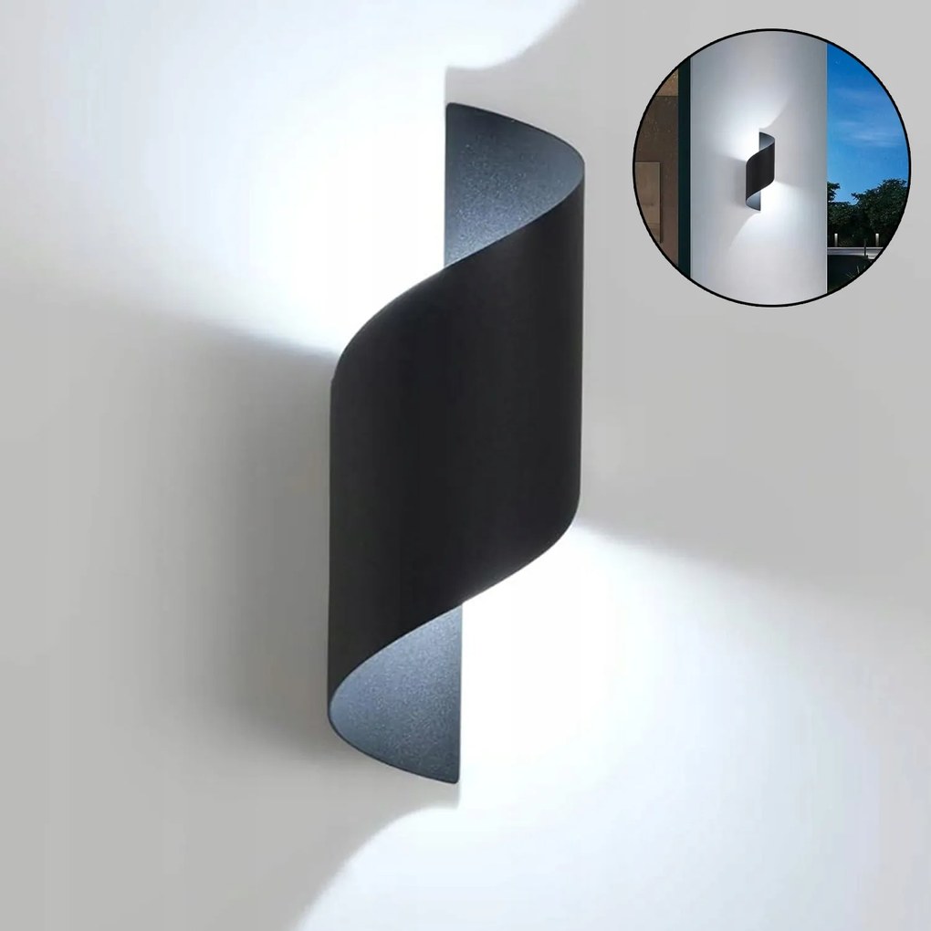 Homlokzati Lámpa Kerti Kültéri Fali Lámpa IP65 Fali 10W 3000K Led