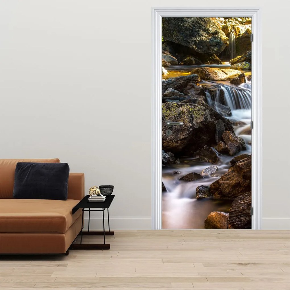 Fotótapéta ajtóra - Kőpatak (95x205cm)