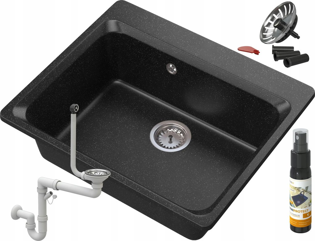 Gránit Mosogató Zante Impregnáló 1 Rekeszes Szifon Klikk