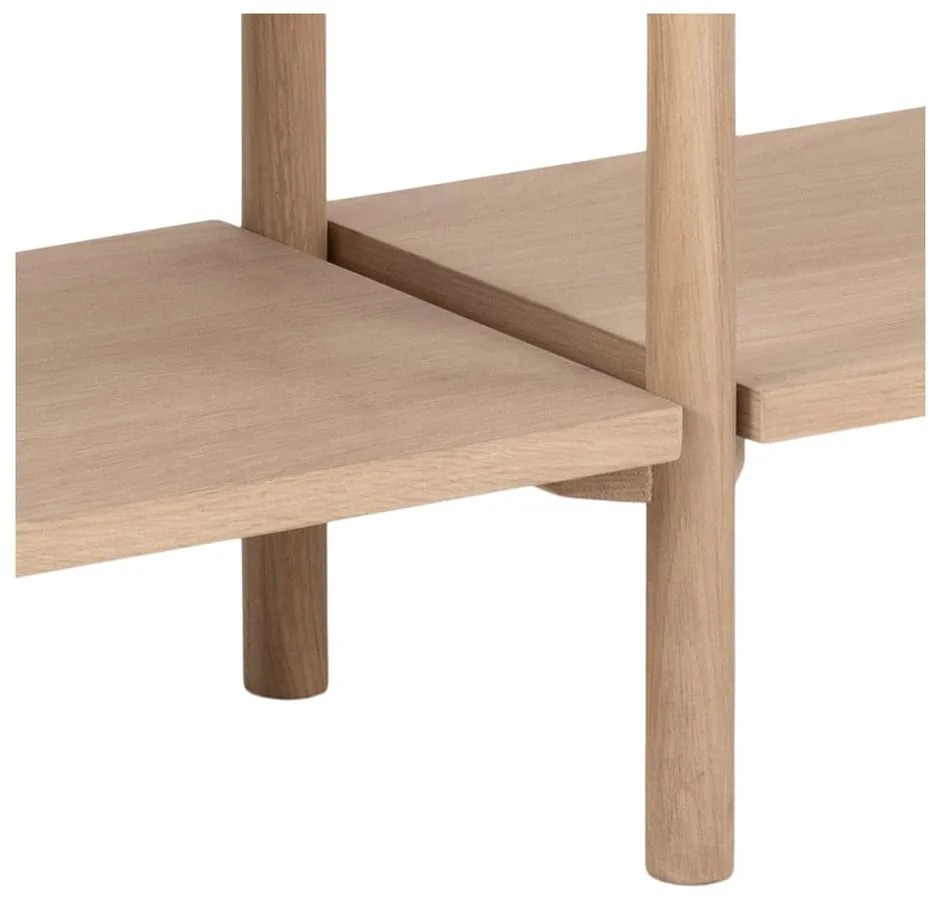 Natúr színű könyvespolc tölgyfa dekorral 169x88x30 cm Braidwood – Actona