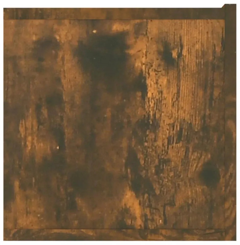 2 db füstös tölgy színű szerelt fa TV-szekrény 80 x 30 x 30 cm