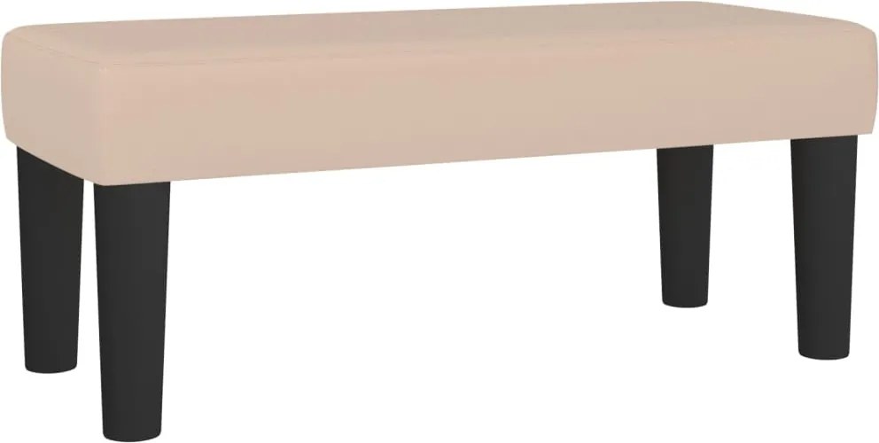 vidaXL cappuccino műbőr pad 70 x 30 x 30 cm