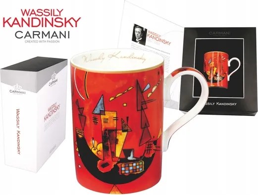 Kandinszkij porcelán bögre 370 ml Szép csomagolás