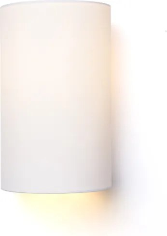 RENDL RON W 15/25 nástěnná Polycotton bílá/bílé PVC 230V LED E27 15W