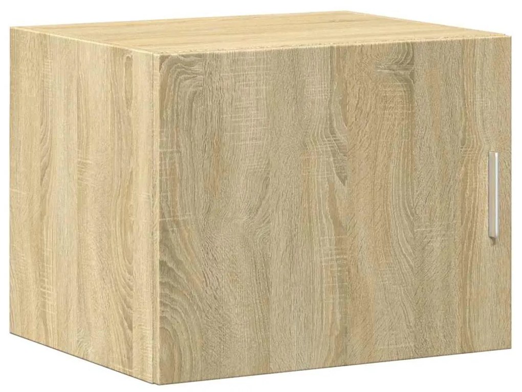 sonoma tölgy szerelt fa vékony tárolószekrény 50x42,5x225 cm