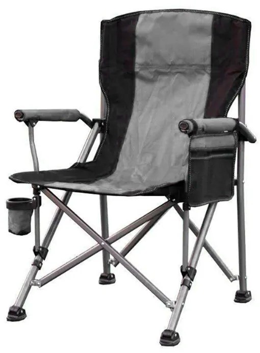 Leziter Comfort karfás horgász szék pohártartóval szürke