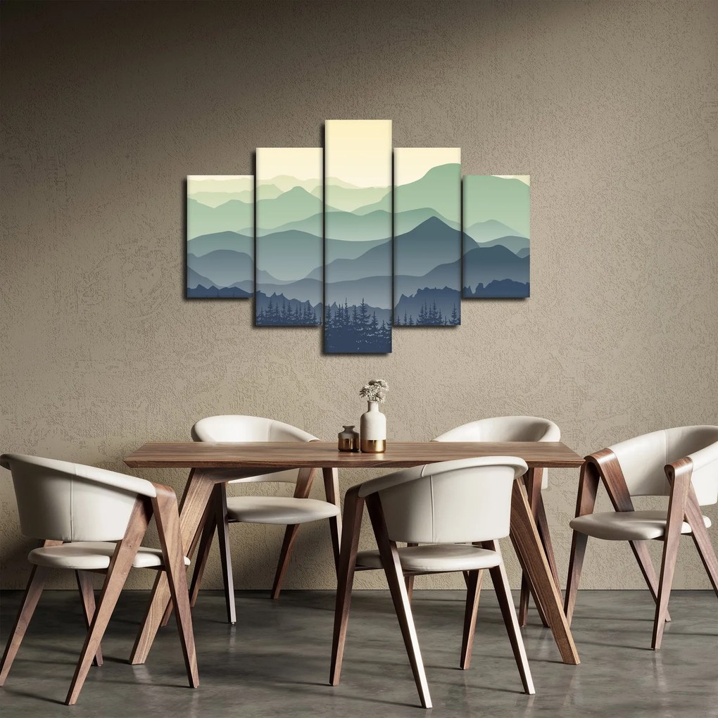 Kép - Forest Mountain (150x105 cm)