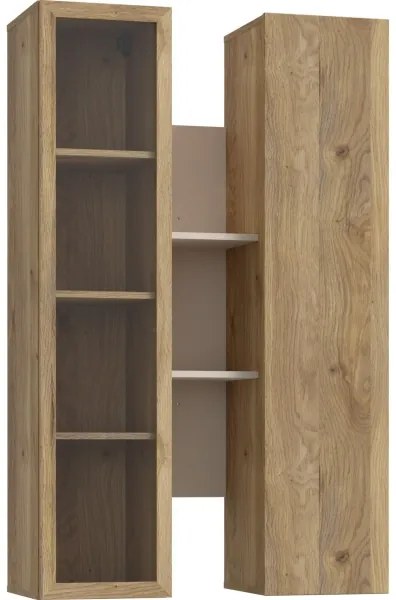 Fali polc INAR, tölgy/bézs