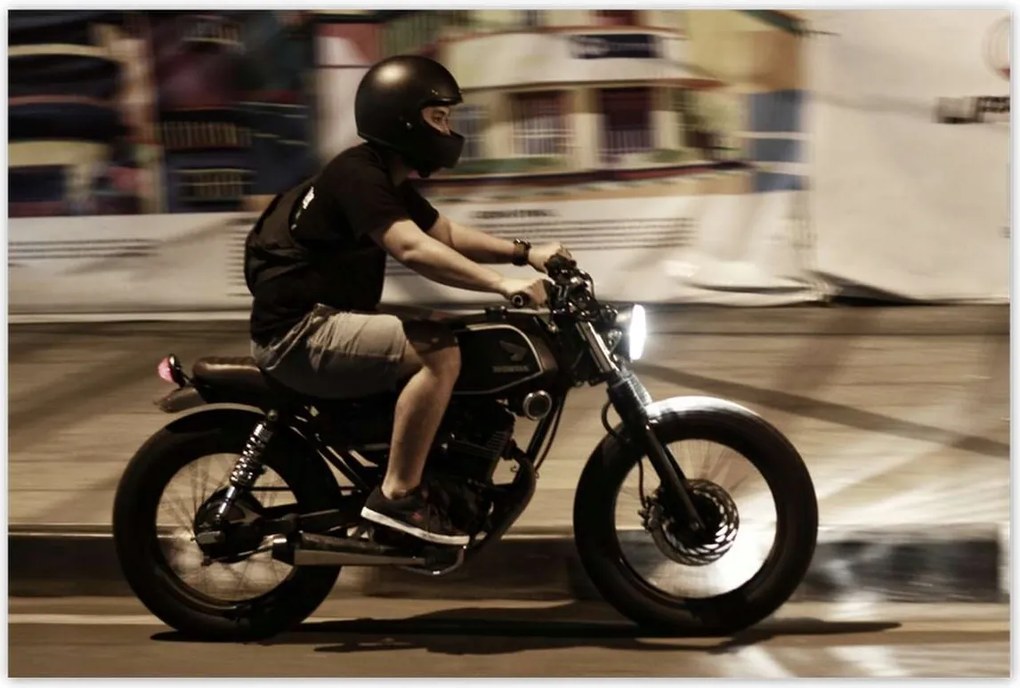 Poszterek 120x80 Klasszikus motorkerékpár Motor