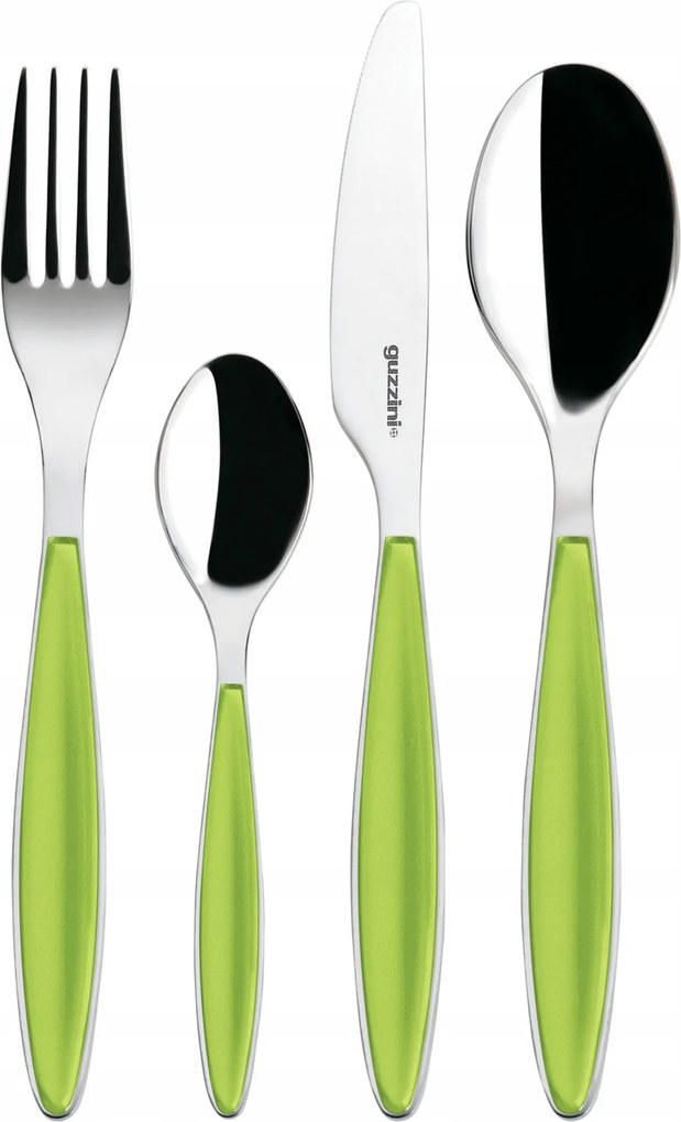 Guzzini Feeling Evőeszköz szett 24 db-os Zöld
