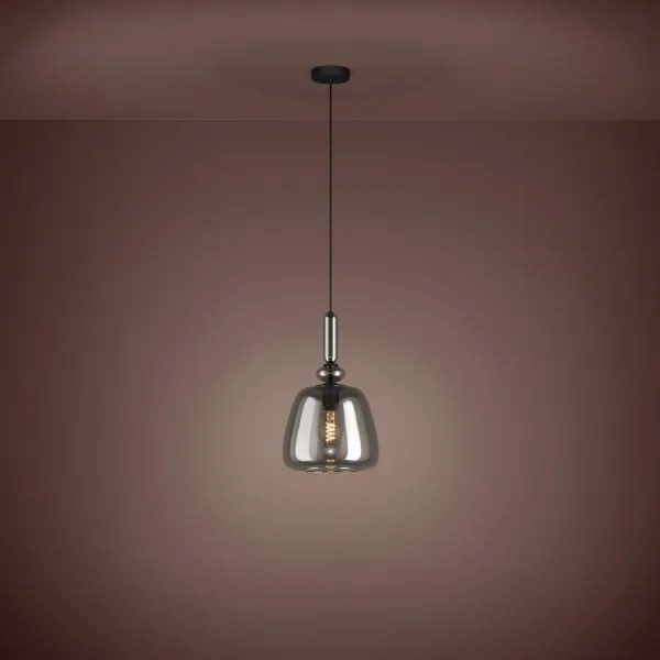 Eglo 39997 - Csillár zsinóron BOVINO 1xE27/40W/230V füstös