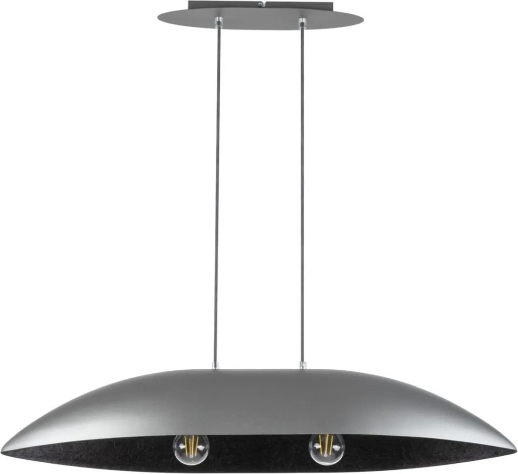 Sigma lighting modern függeszték gondola fekete ezüst sig40643