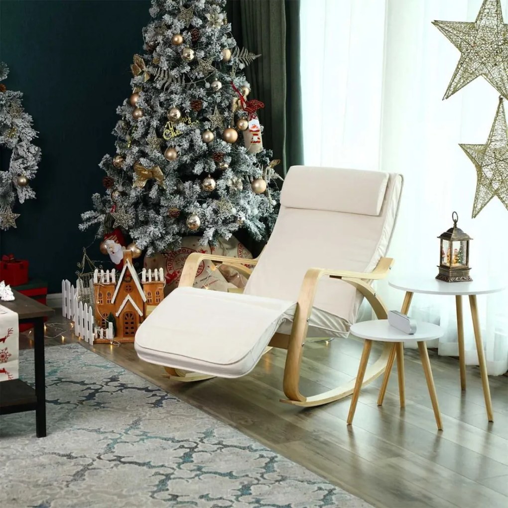 SWING hintaszék, teherbírás 150kg, 67x115x91cm, bézs Jurhan