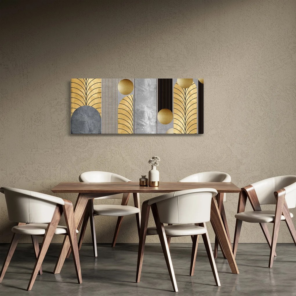 Kép - Arany díszek (120x50 cm)