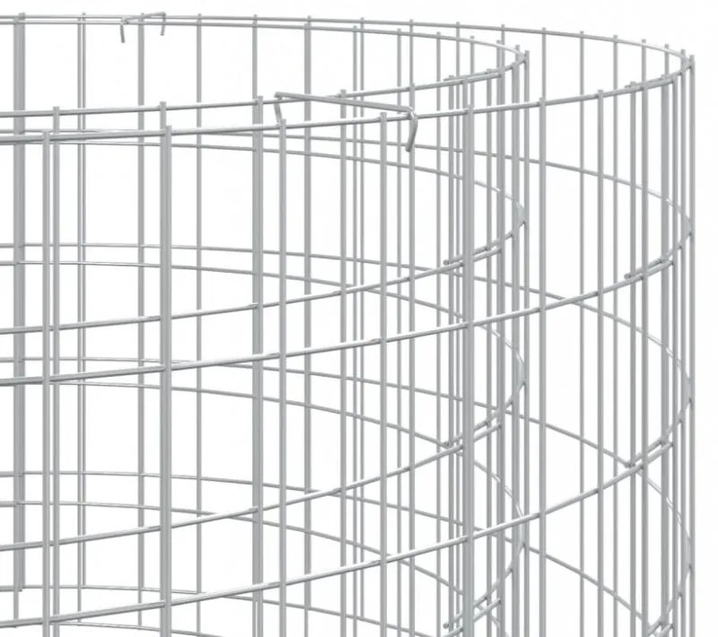 horganyzott vas gabion tűzrakó Ø 50 cm