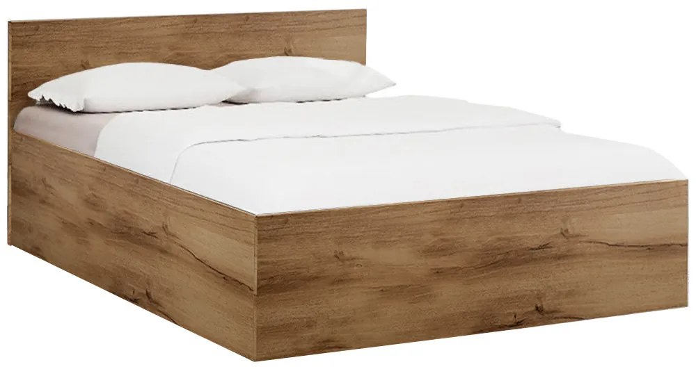 SOFIA ágy 180 x 200 cm, artisan tölgy Ágyrács: Lamellás ágyrács, Matrac: Sommera 18 cm matrac