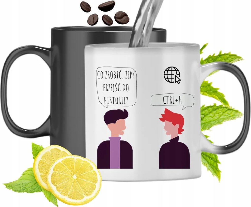 Mágikus Bögre Informatikusoknak Színváltó Nyomtatott Fényképpel