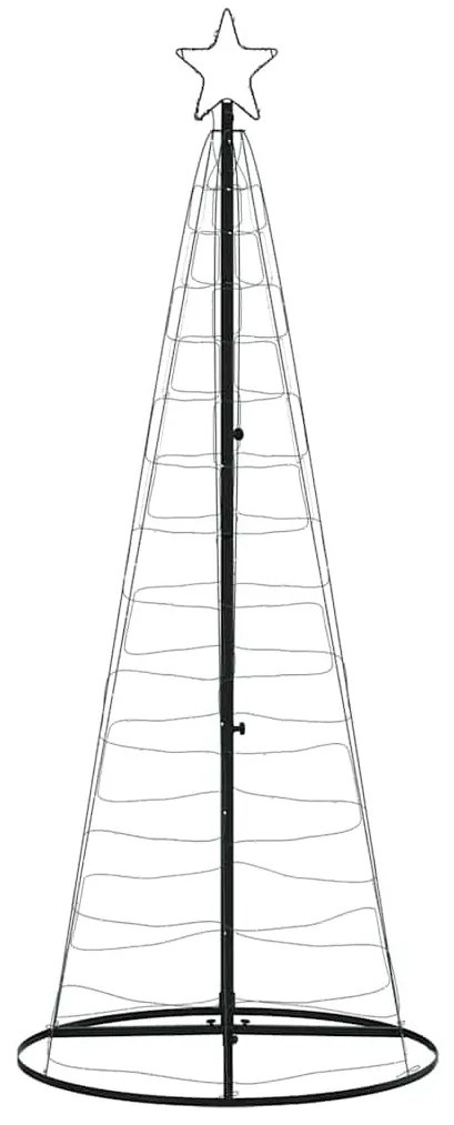 színes LED karácsonyfa 200 LED 182 cm