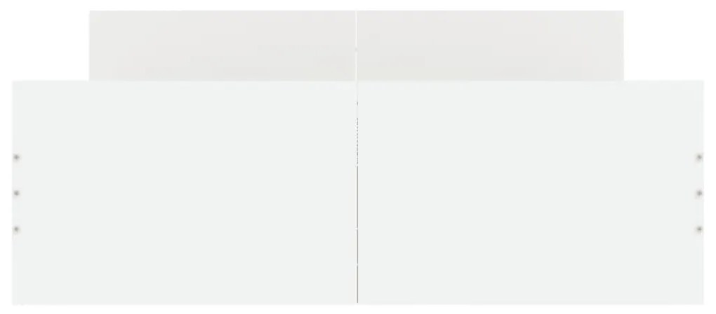 fehér ágykeret fej- és lábtámlával 120 x 190 cm