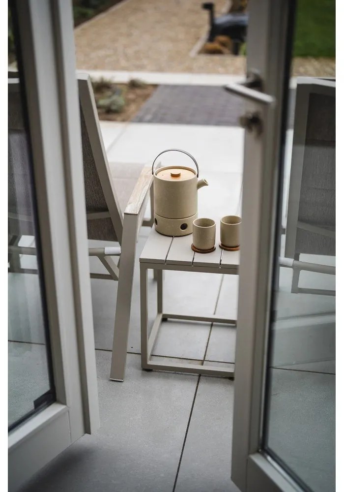 Szürkésbézs kerámia teázó szett Umea – Bredemeijer