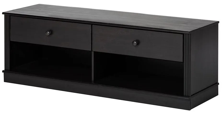 Sötétbarna borovi fenyő TV-állvány 137x47 cm Anita – Støraa
