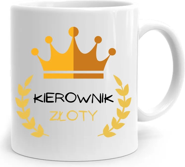 Ajándék Bögre Vezetőnek Arany Nyomtatott Menedzser fényképpel
