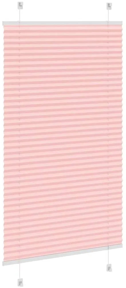 pliszírozott redőny rózsaszín 80x150 cm szövetszélesség 79,4 cm