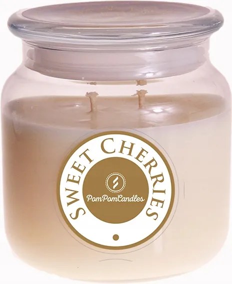 PomPom Szója illatgyertya Nagy Sweet Cherries