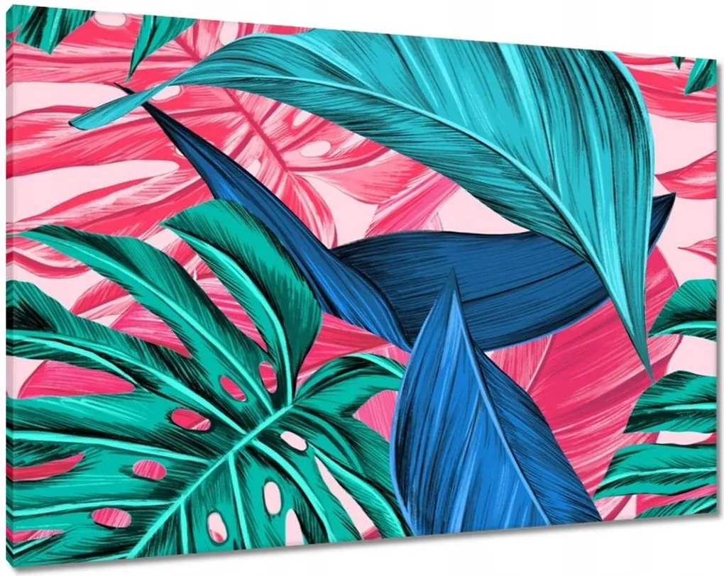 Vászonkép 100x70 Monster Trópusi motívum