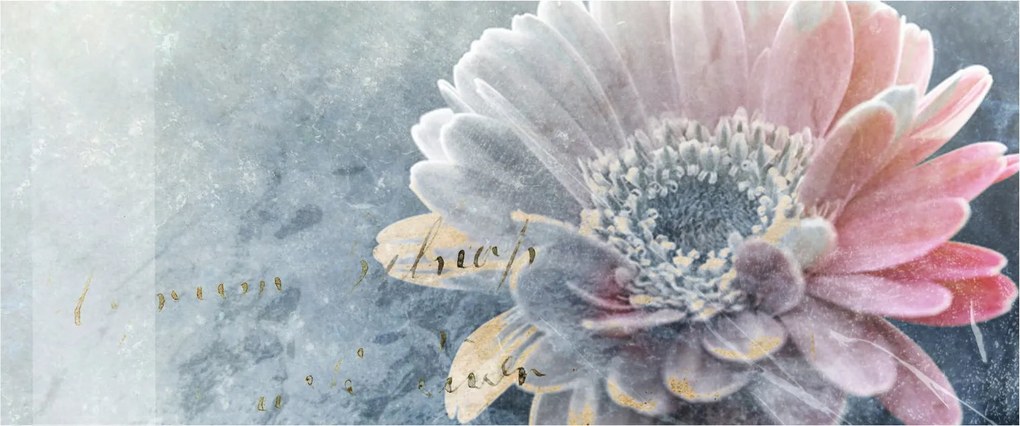 Kép - téli virág (120x50 cm)