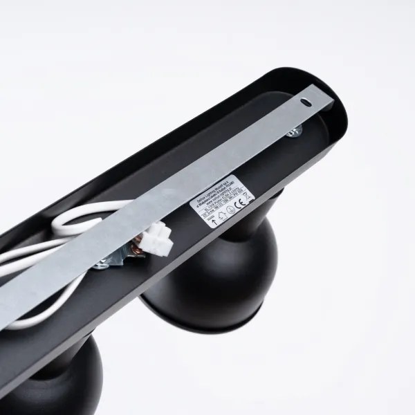 Sollux SL.1318 - Spotlámpa ELBA 3xE27/15W/230V fekete