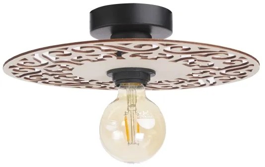 Felületre szerelhető csillár FALCO 1xE27/60W/230V átm. 30 cm bézs