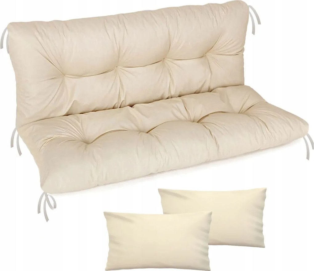 Hintapárna Kerti pad 120x50x50 Matrac Vízálló Ajándék