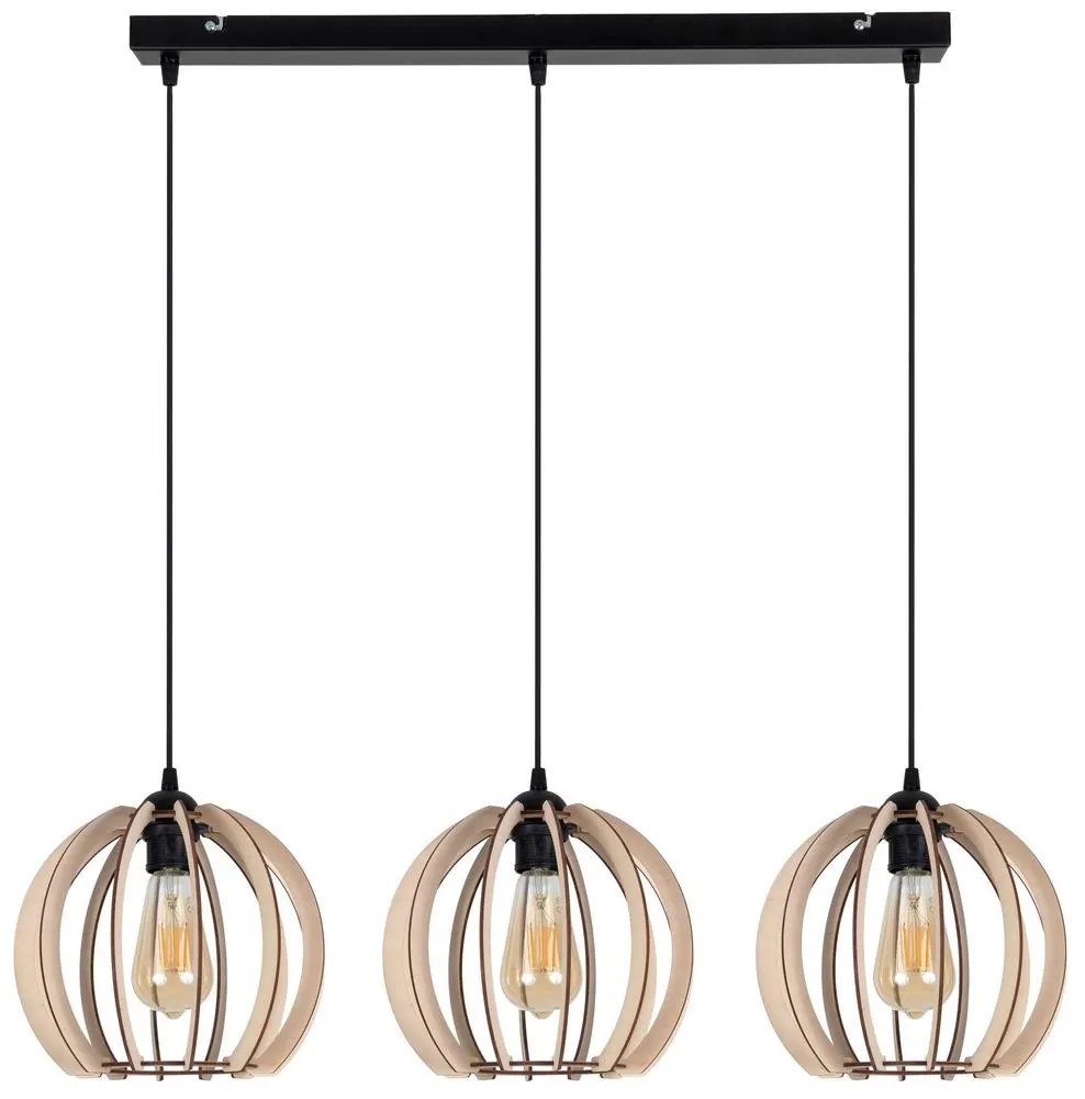 Csillár zsinóron DORO 3xE27/60W/230V