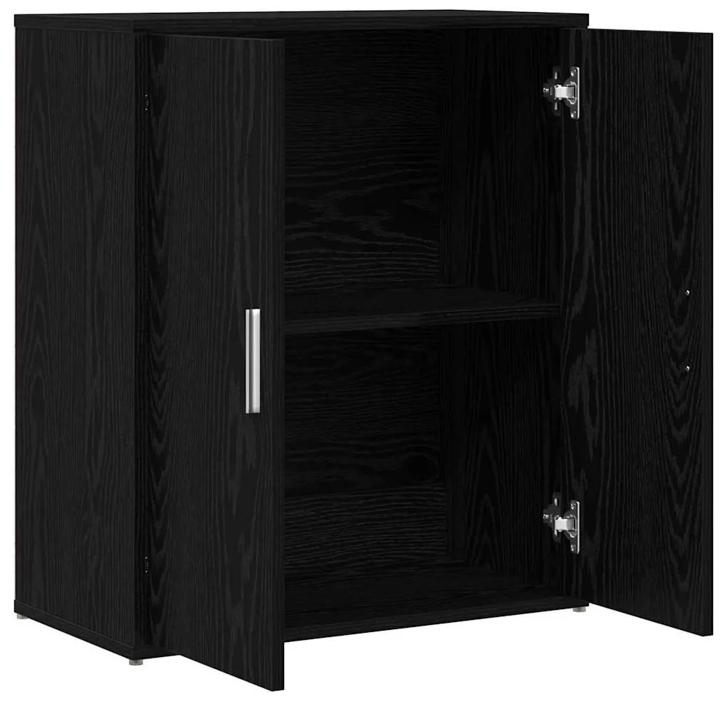 Magasfiú 2 pcs Musta tammi 60 x 31 x 70 cm Faanyag