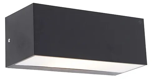 Okos modern fali lámpa fekete IP65 WiFi-vel A60 - Houks