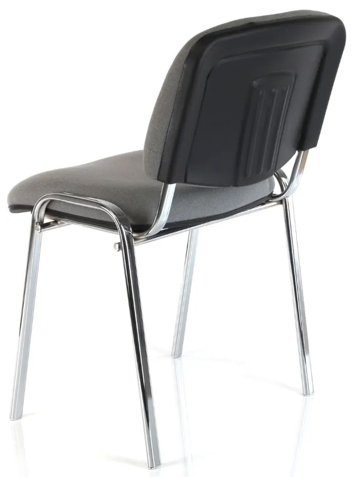 Viva N konferencia szék, króm lábak, szürke