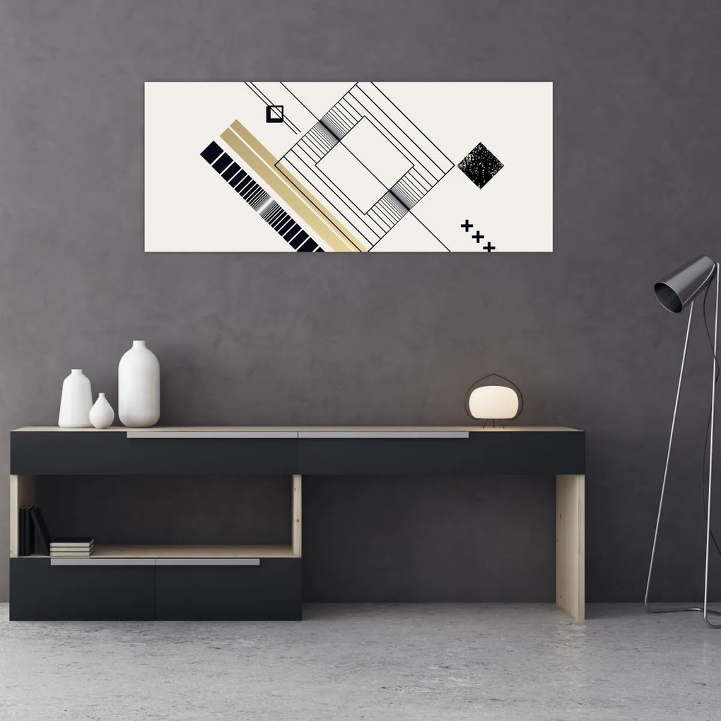 Kép - Geometriai formák N⁰6 (120x50 cm)