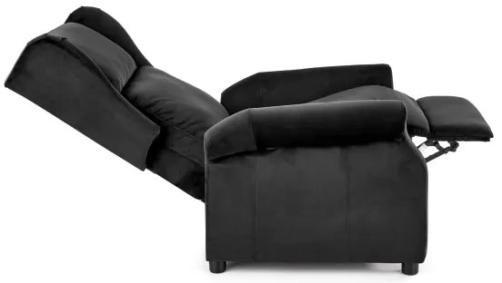 RELAXA állítható fotel, fekete