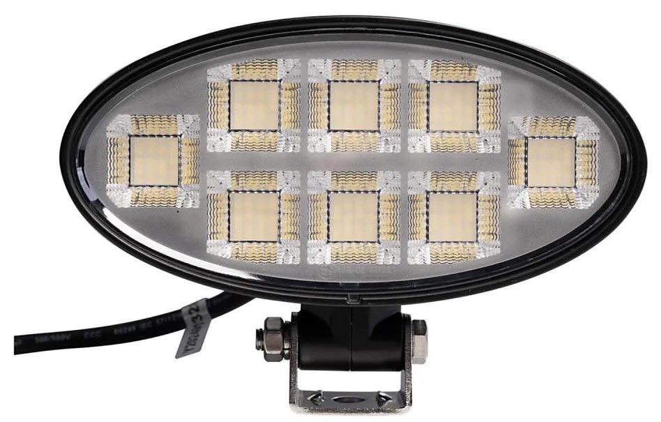 LED Autós spotlámpa BLACK LED/160W/10-30V IP69 5700K ovális